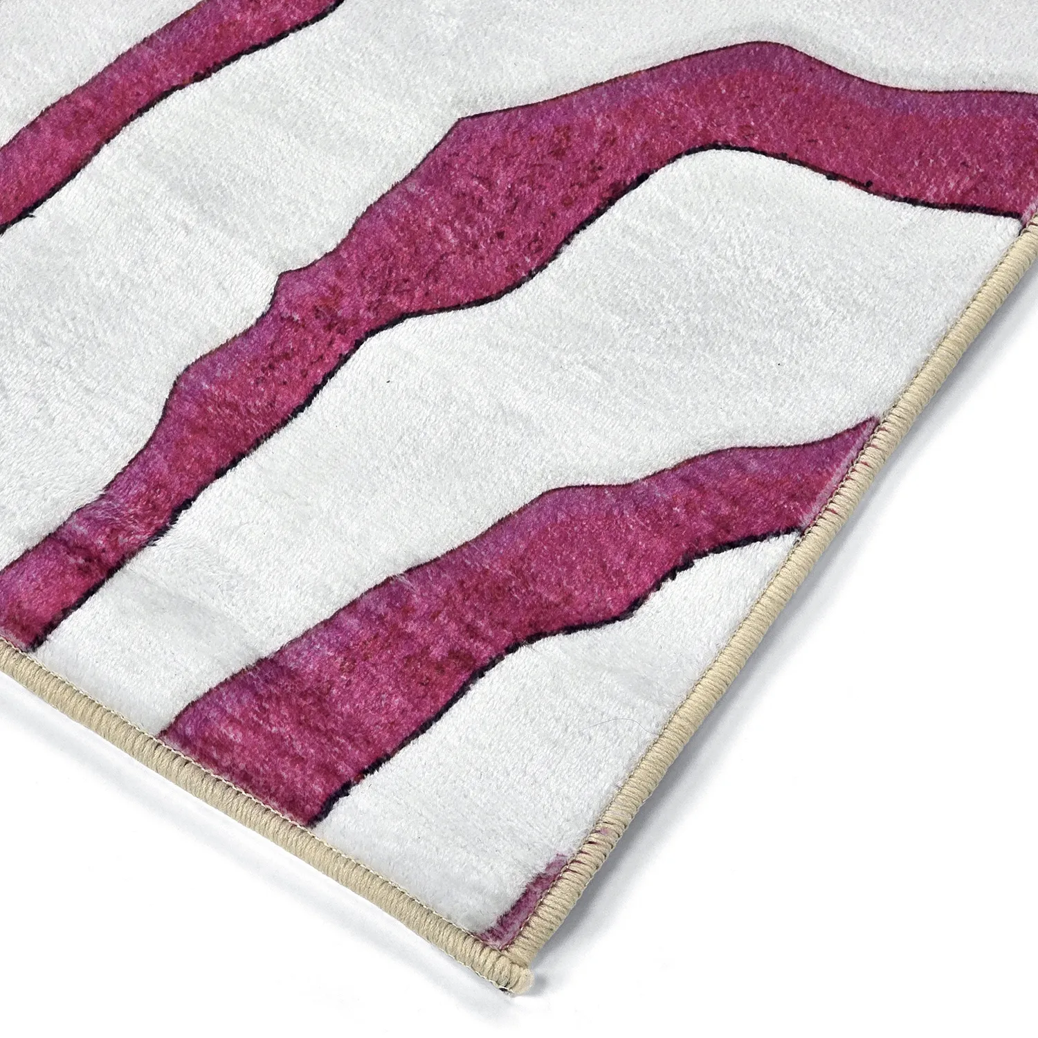 Wilton-tæppe - Zebra (lyserød)