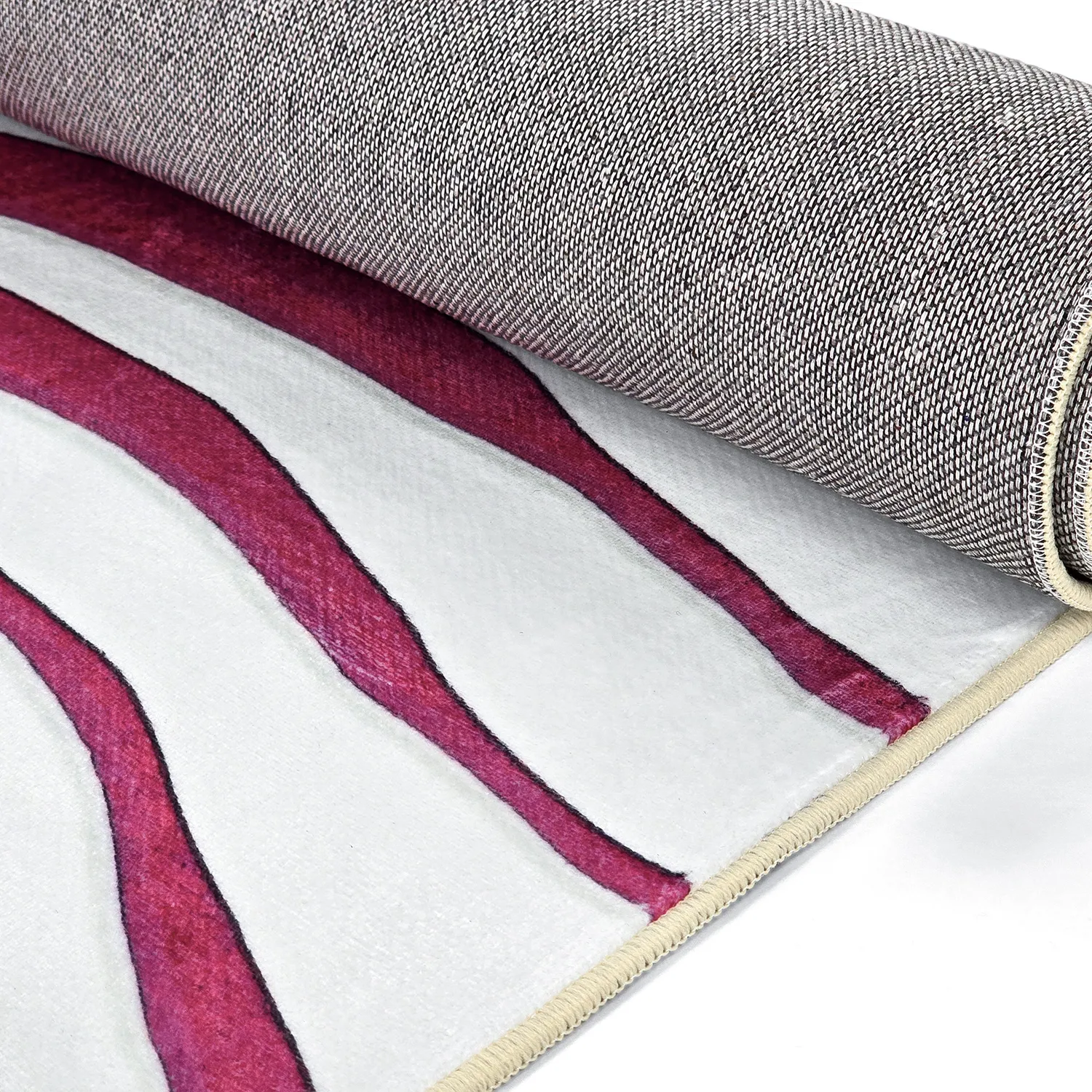 Wilton-tæppe - Zebra (lyserød)