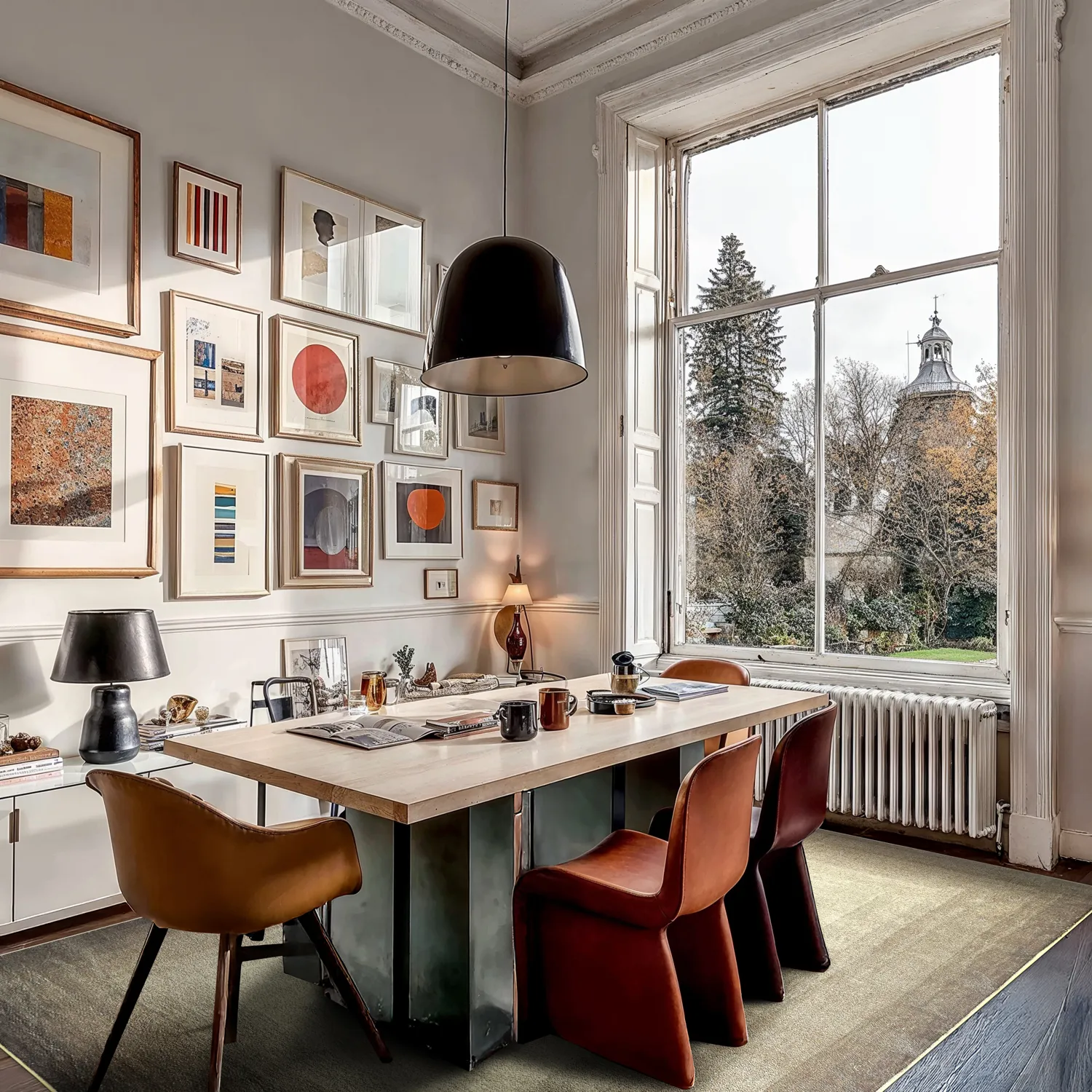 Wilton-tæppe - Zina (brun)