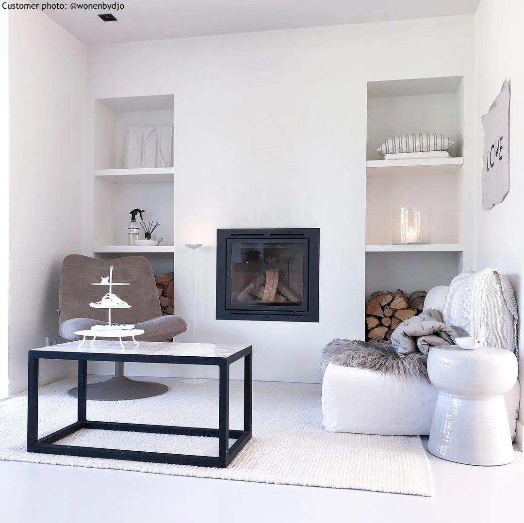 Uldtæppe - Coastal (hvid)