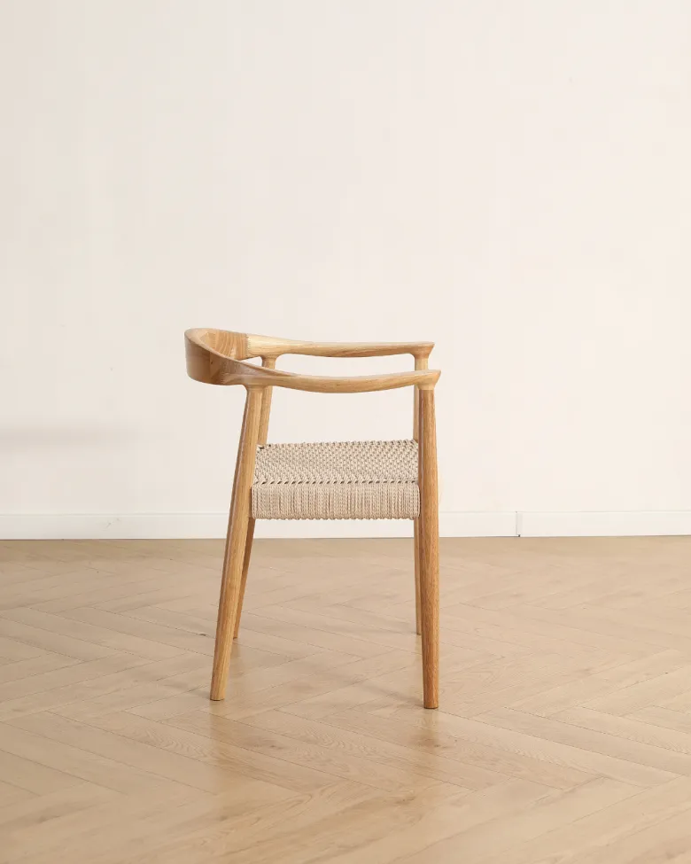 Stol - Ask (natur) - 2 stk