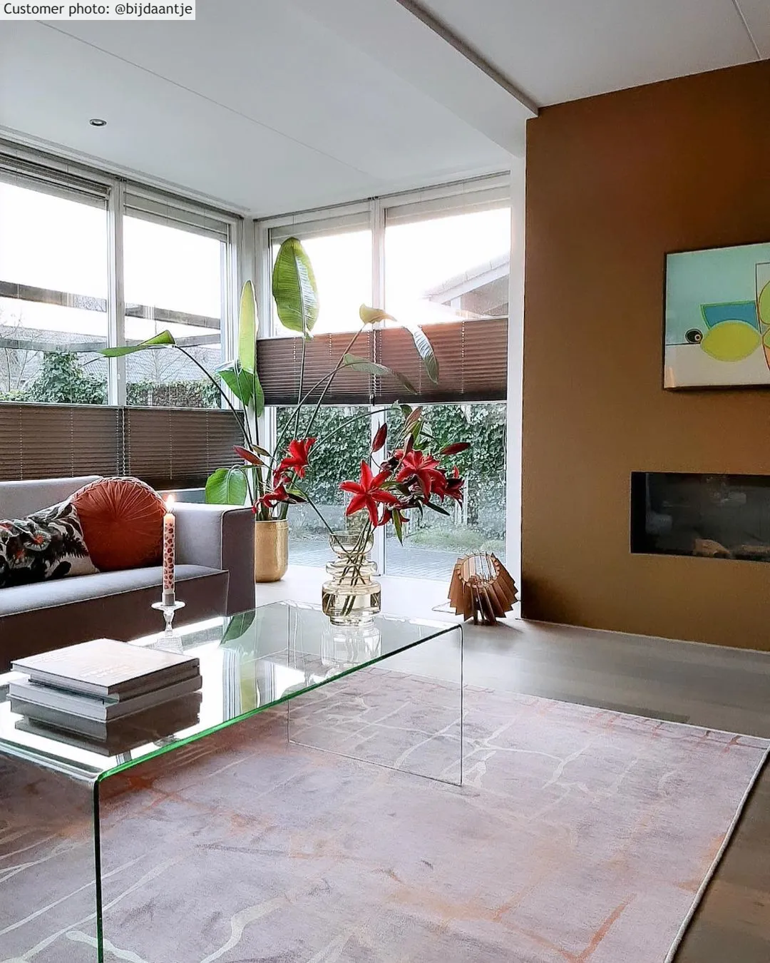 Wilton-tæppe - Lorenzo (brun/guld)