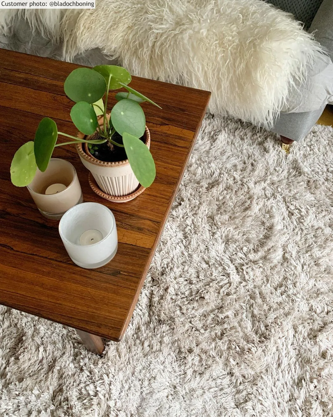 Ryatæpper - Kanvas (beige)