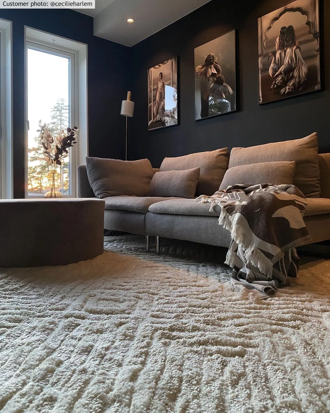 Runde tæpper - Monti (offwhite)