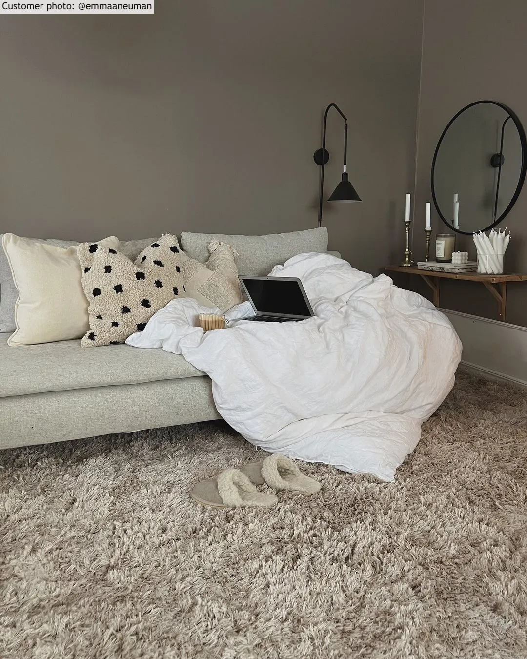 Ryatæpper - Kanvas (beige)