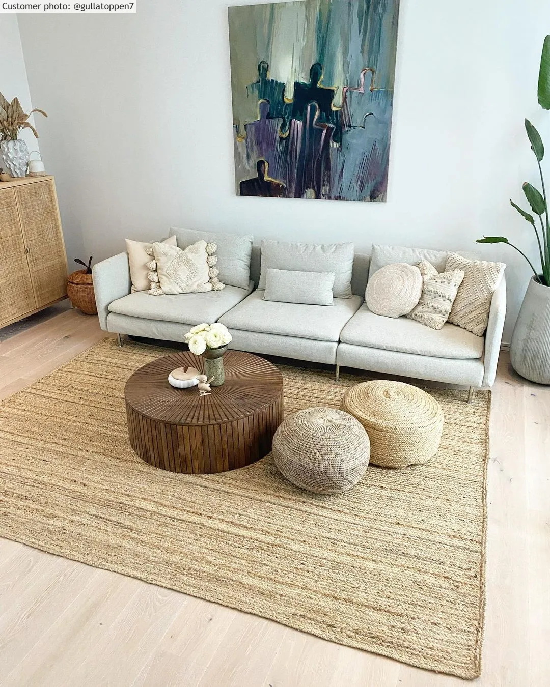 Jutetæppe - San Francisco (jute)