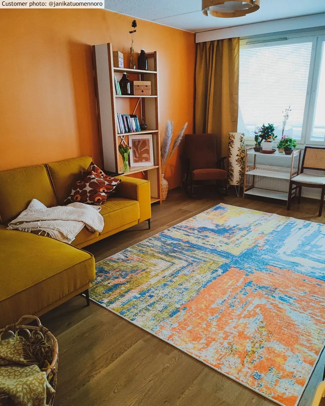 Wilton-tæppe - Tizzano (orange/multi)