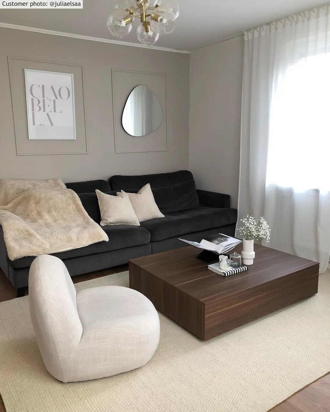 Uldtæppe - Coastal (creme)