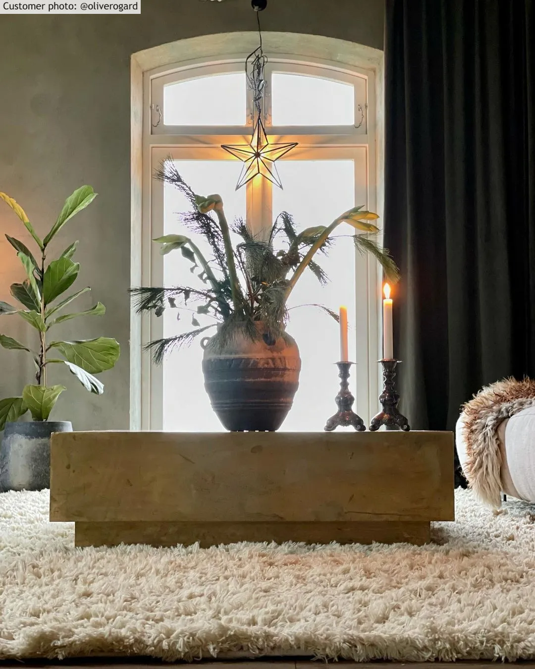 Uldtæppe - Aliste Wool Shaggy (alabaster gleam)