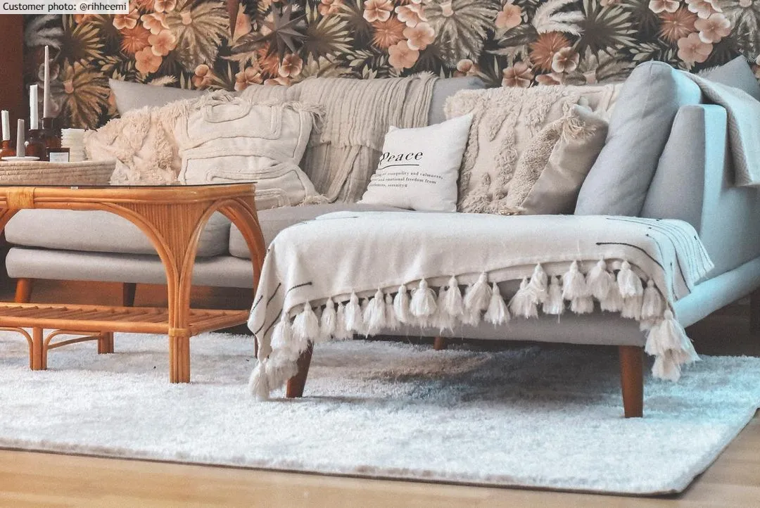 Ryatæpper - Cosy (beige)