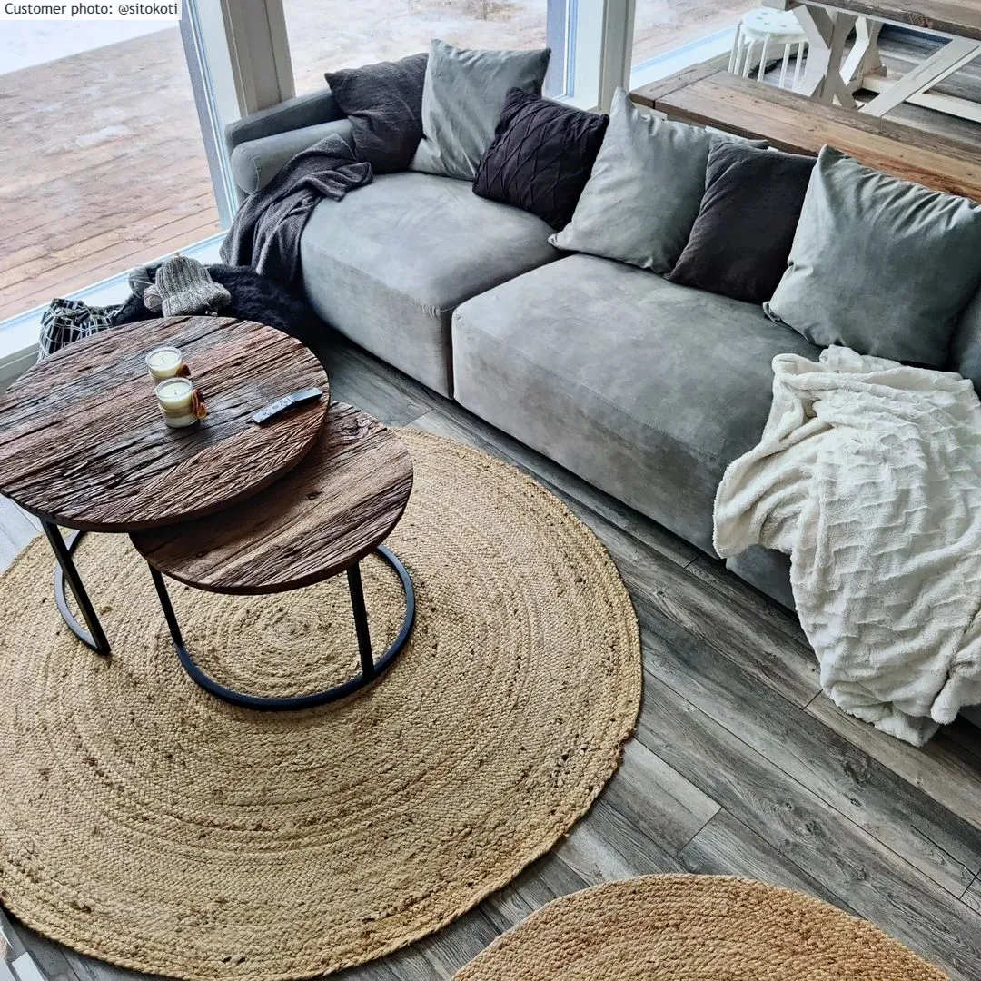 Runde tæpper - San Francisco (jute)