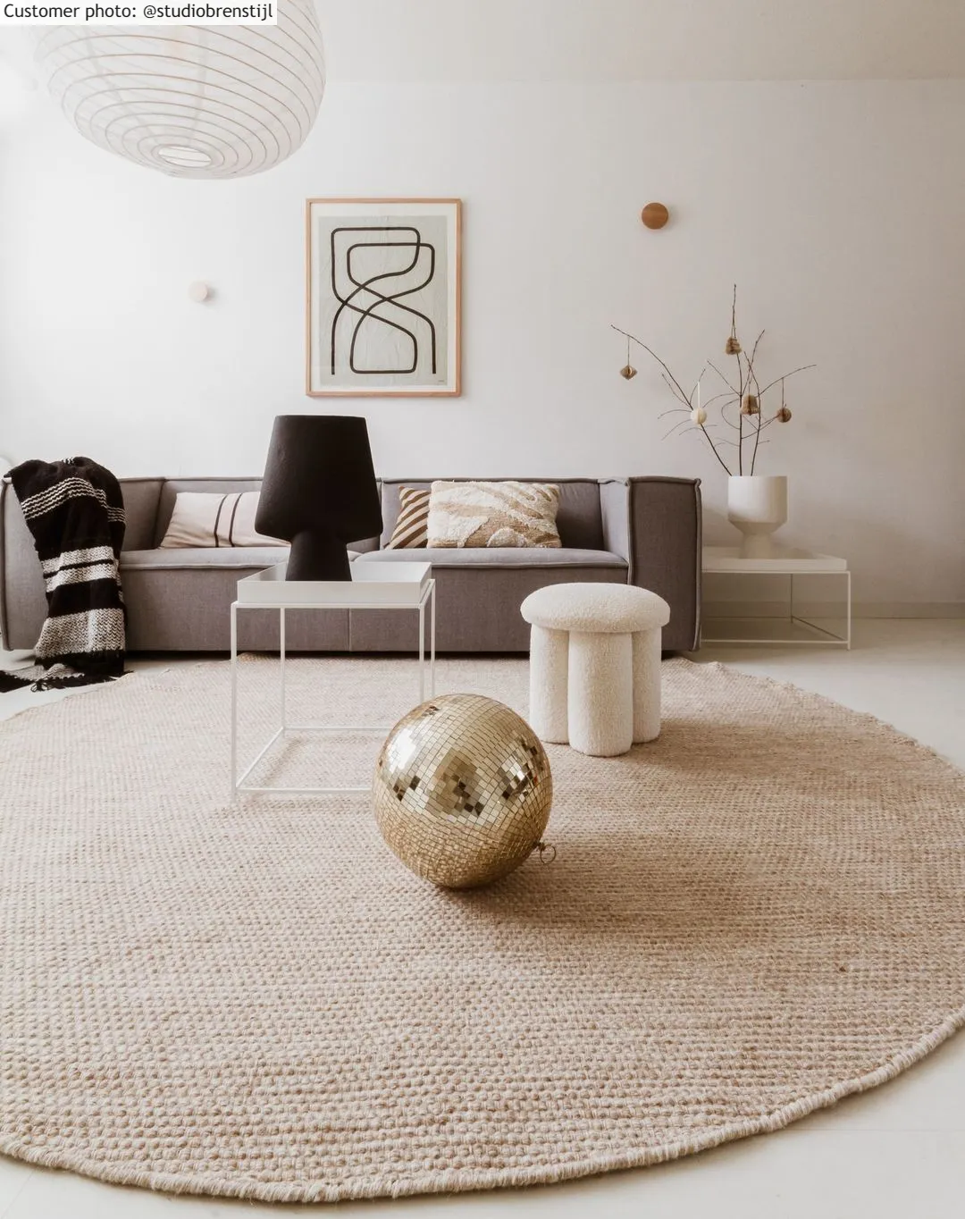 Uldtæppe - Otago (beige)