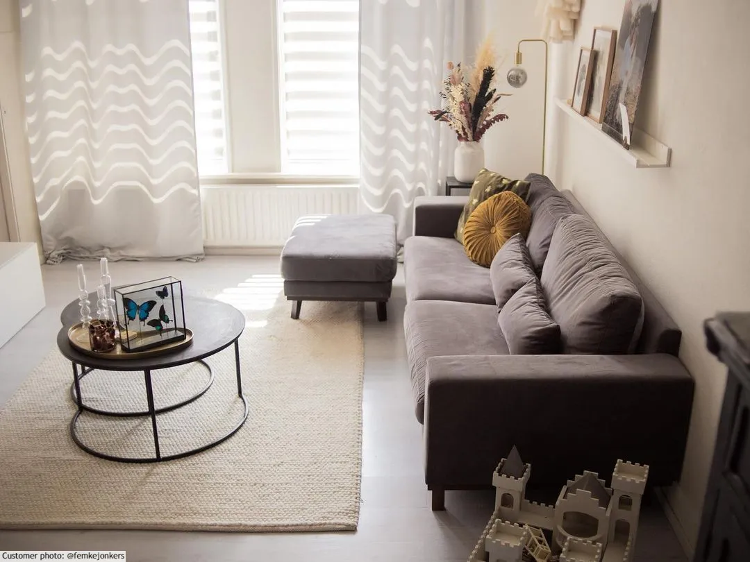 Uldtæppe - Avafors Wool Bubble (beige)