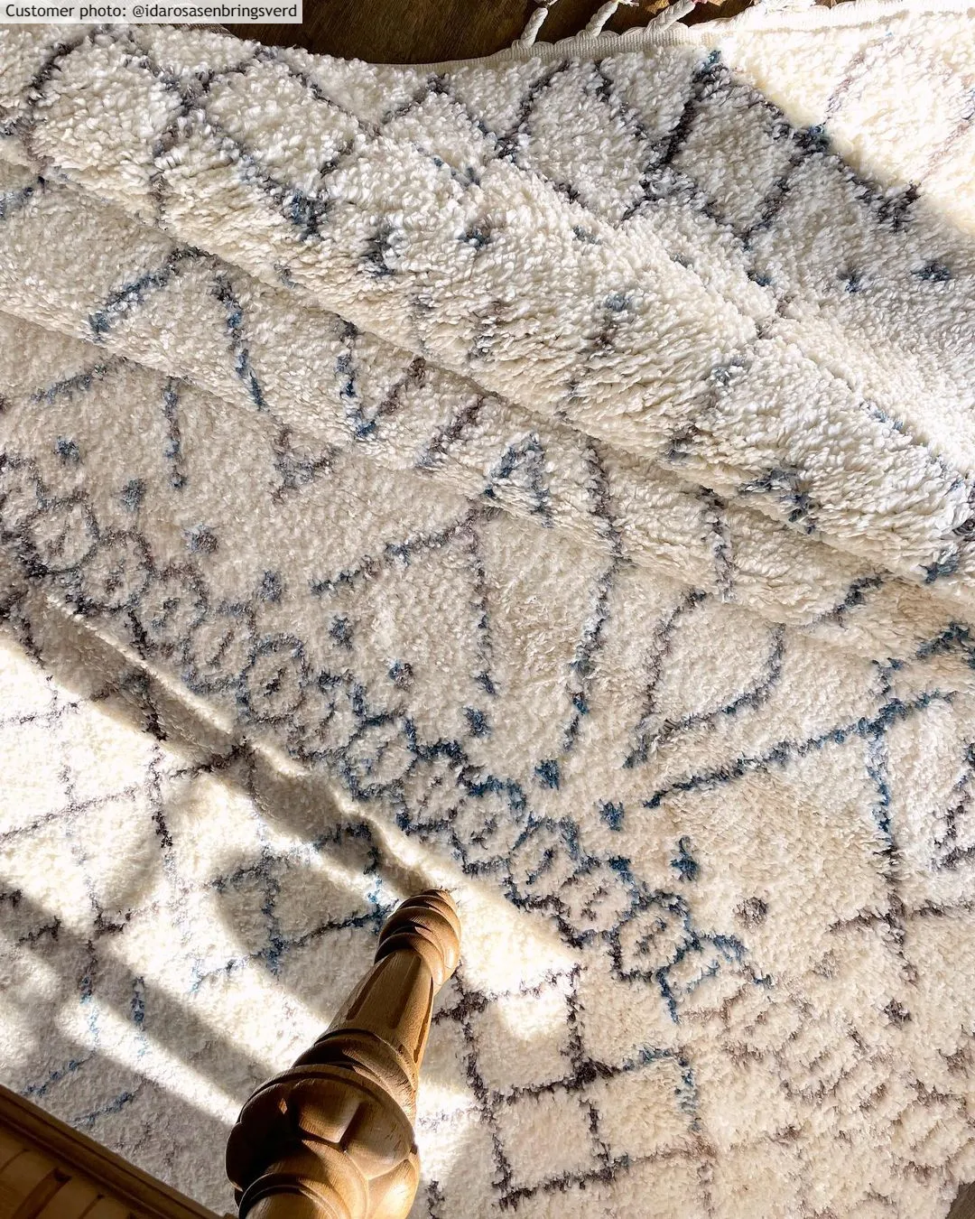 Ryatæpper - Marini (blå/multi)