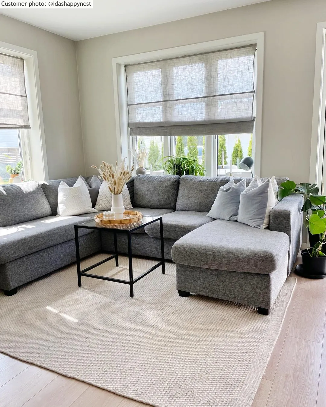 Uldtæppe - Coastal (creme)