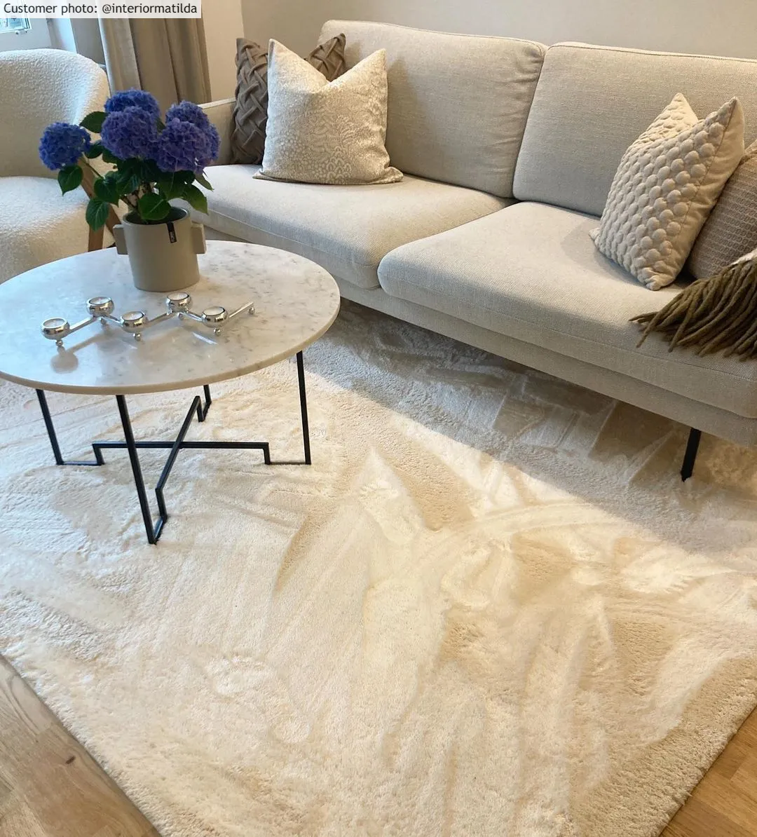 Ryatæpper - Aranga Super Soft Fur (beige)