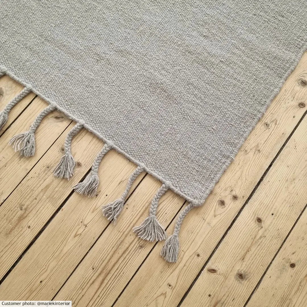Uldtæppe - Malana (greige)