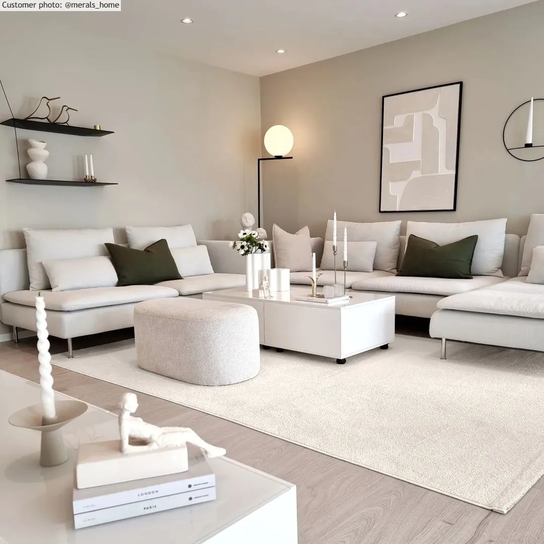 Wilton-tæppe - Sunayama (hvid)