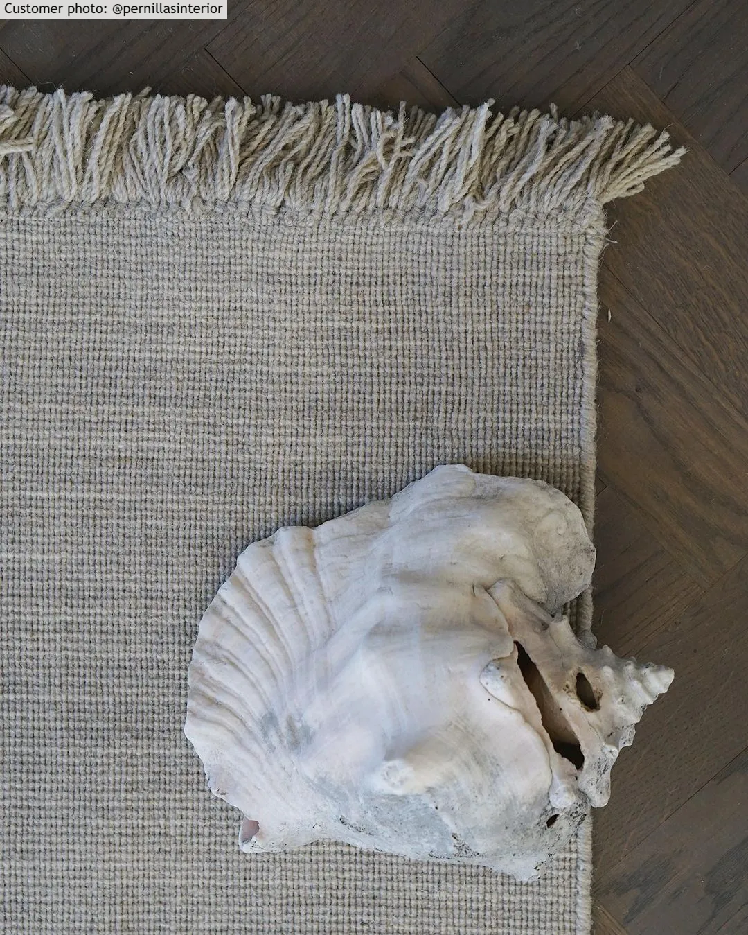 Uldtæppe - Layton (beige)