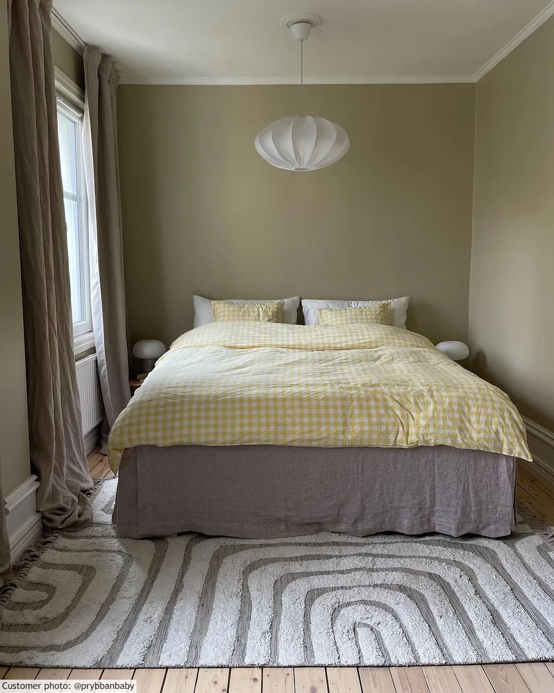 Bomuldstæppe - Inez (beige)