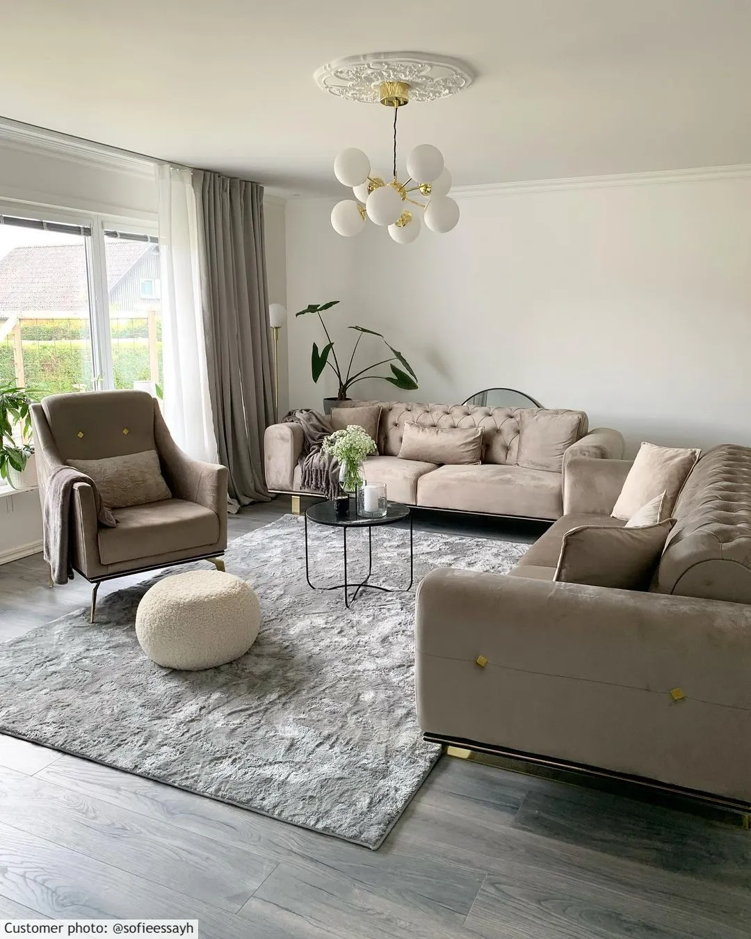 Ryatæpper - Cloud Super Soft (grå)