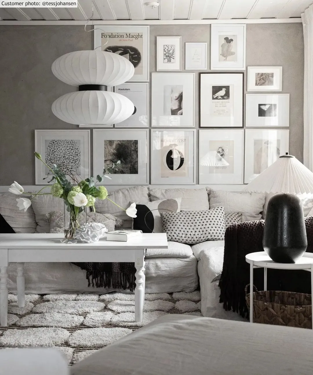 Ryatæpper - Fondi (grå)