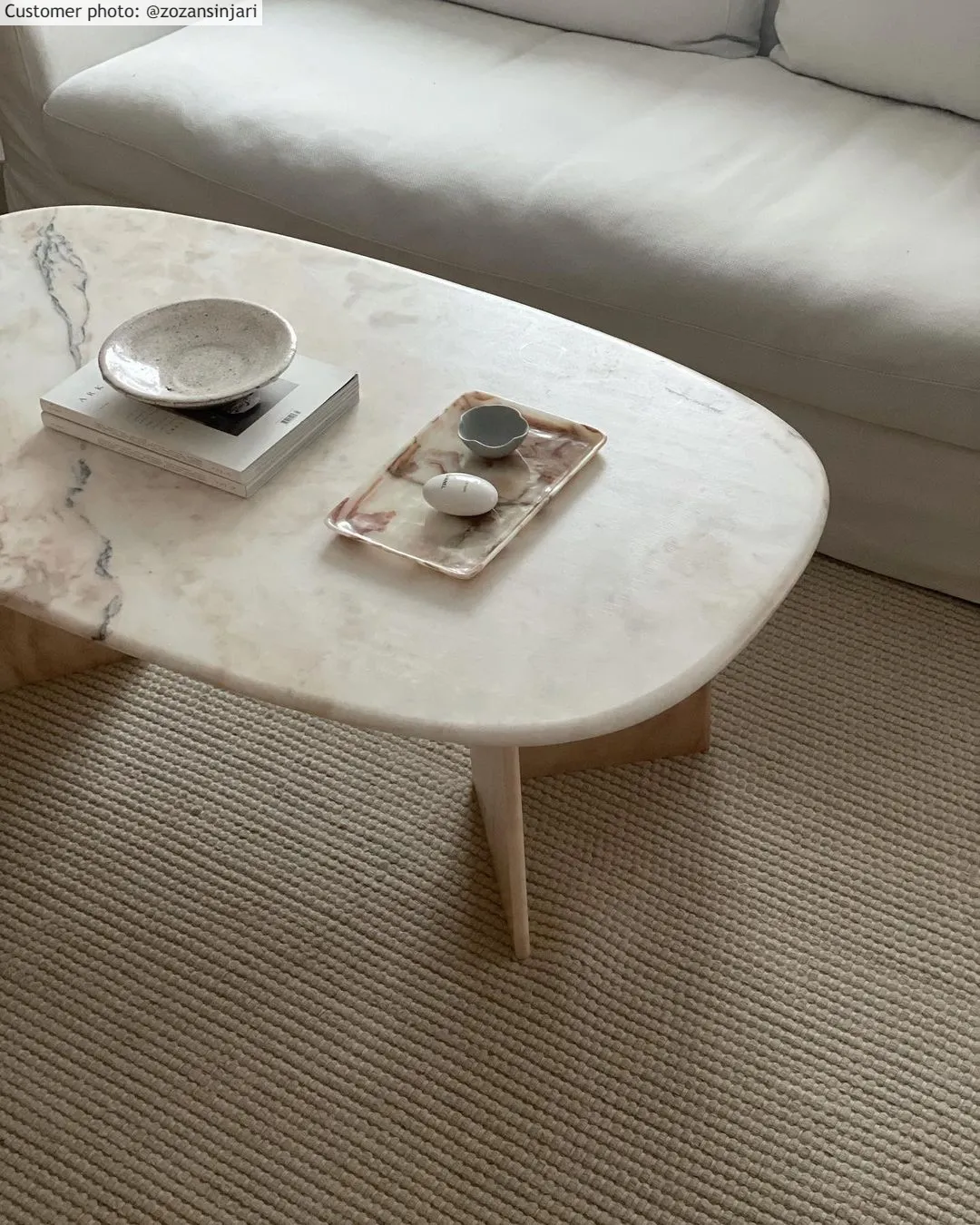 Uldtæppe - Coastal (creme)