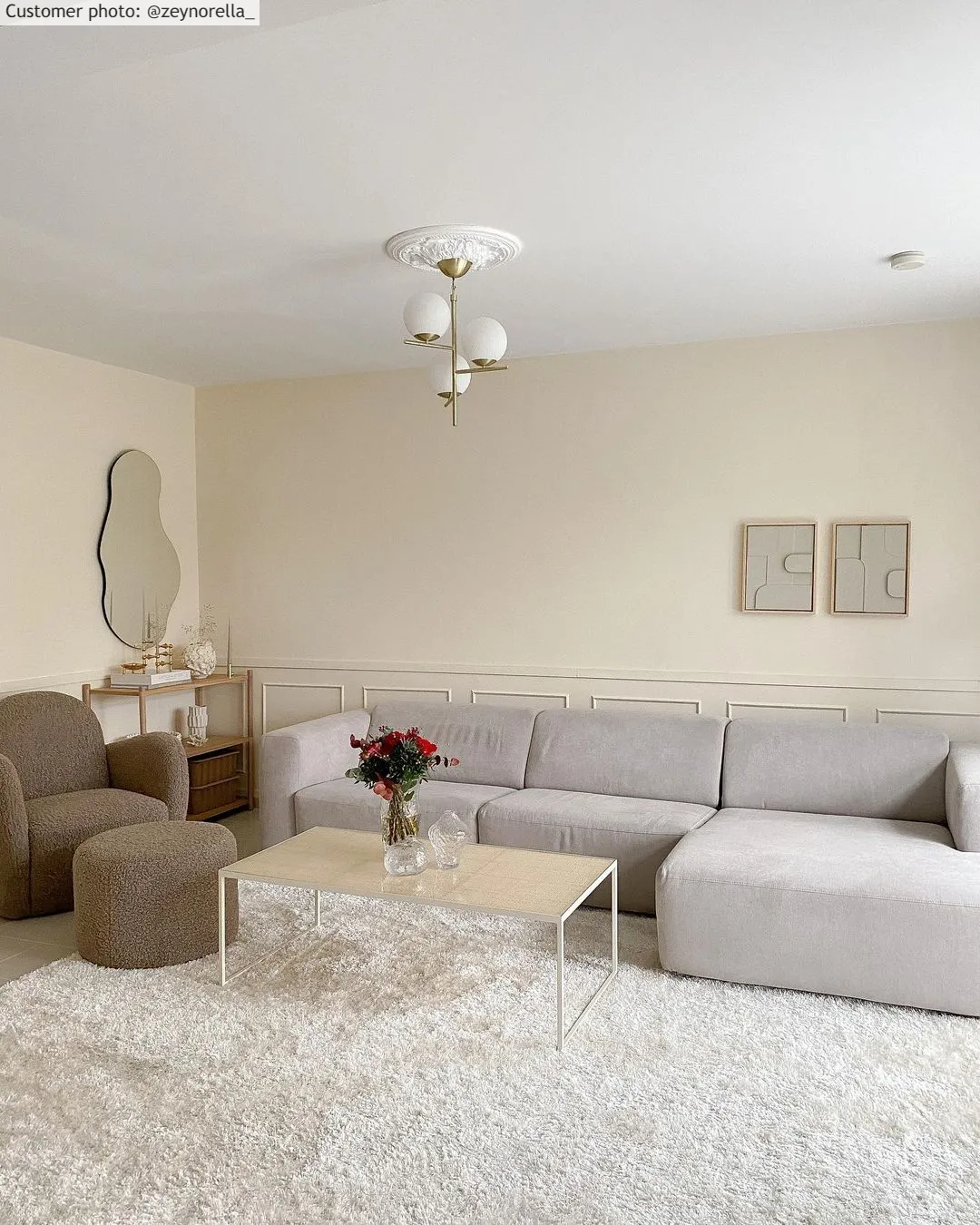 Ryatæpper - Cosy (beige)